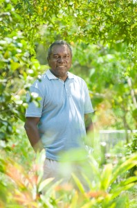 Lorenzo Zayas Lorenzo Zayas feels right at home at Harry P. Leu Gardens' Butterfly Garden. Photo: Eric Cucciaioni